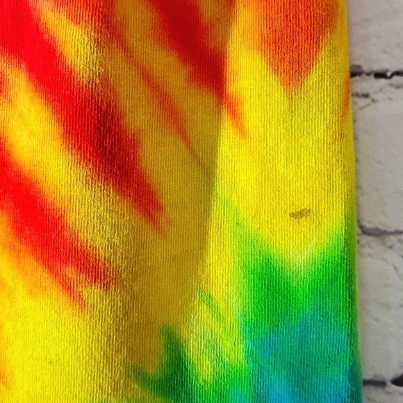 Y2K Santa Cruz Skateboards Speed Wheels Screaming Hand Vibrant Tie-Dye Mens Sm - Picture 11 of 16